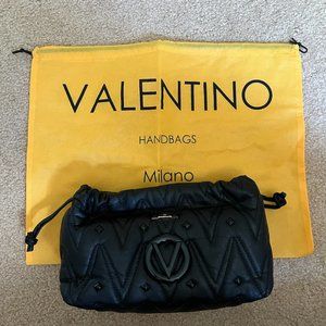 Valentino Genuine Leather Black Purse